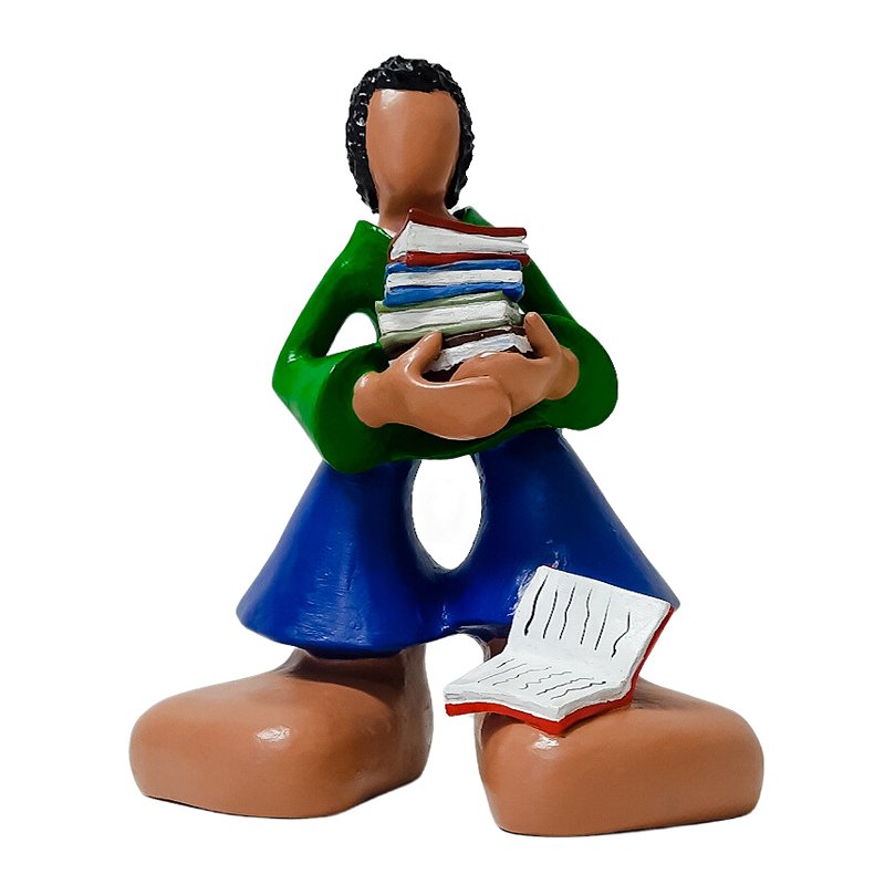 Escultura Homem em busca do conhecimento