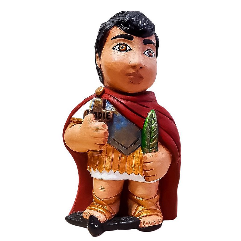 Escultura de Santo Expedito grande em cerâmica