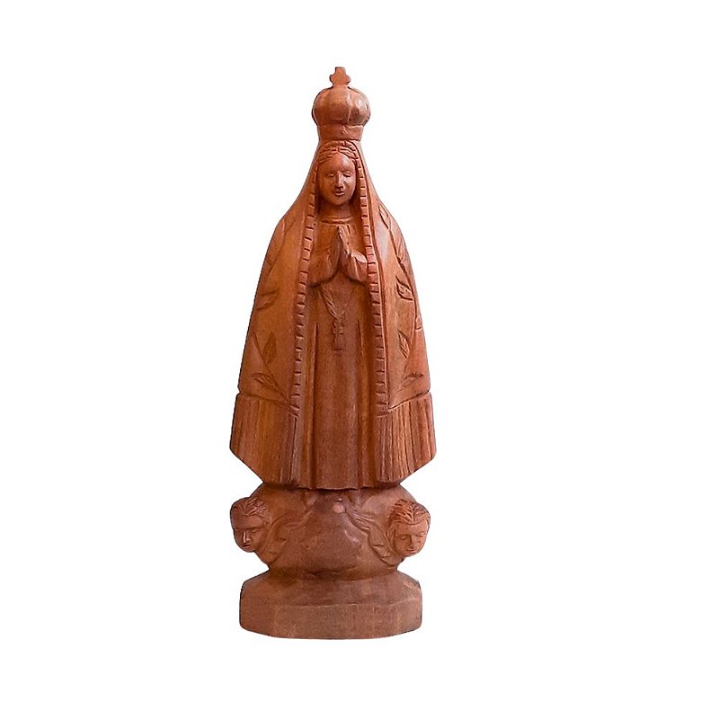 Nossa Senhora Aparecida Madeira Natural