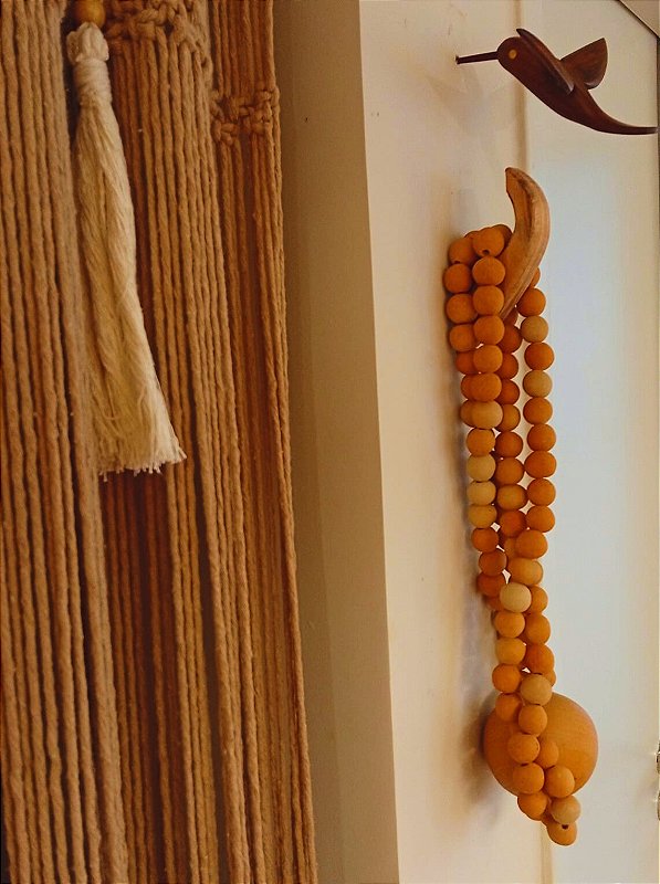 Colar de Cerâmica 45 cm corda dupla