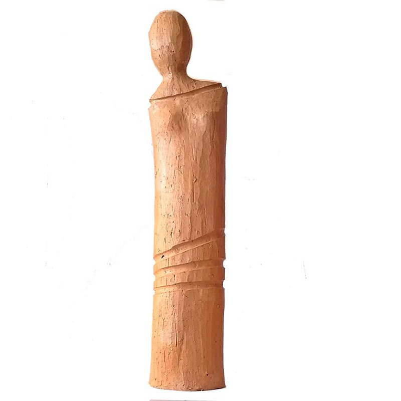Escultura KFI em cerâmica grande