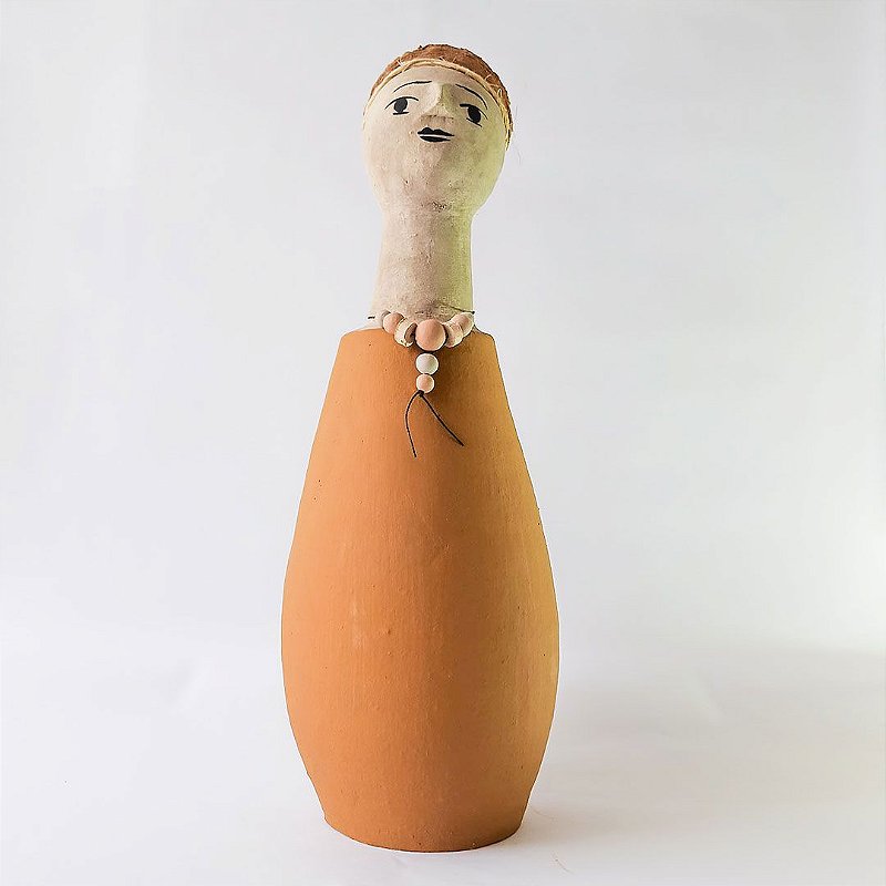 Escultura Mulher com turbante