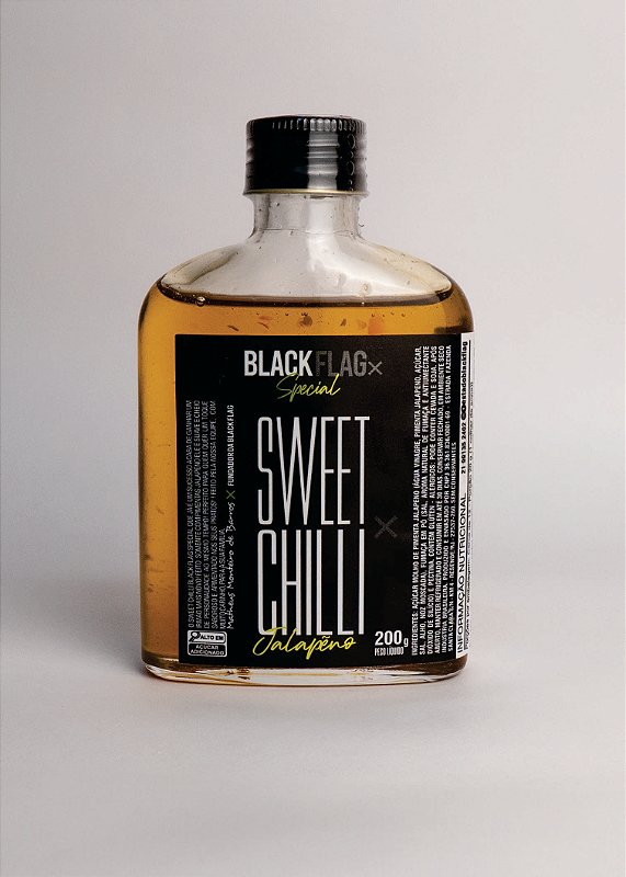 SWEET CHILLI DE PIMENTA JALAPEÑO 200 g - Black Flag