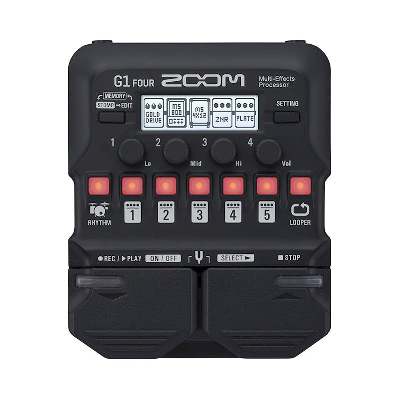 Pedaleira Zoom G1 Four - Acorde Musical: Instrumentos Musicais