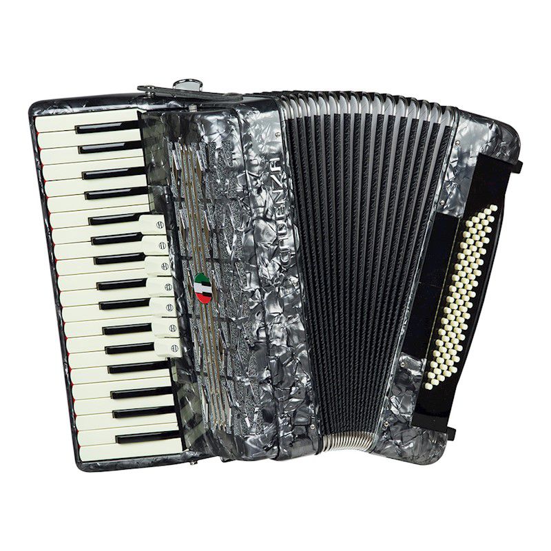 Acordeon Cadenza 80 baixos CD80/37 Cinza Pérola - Acorde Musical