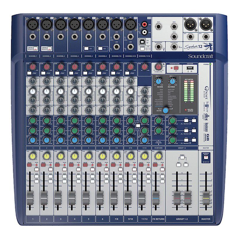 Mesa Soundcraft signature 12 - Acorde Musical: Instrumentos