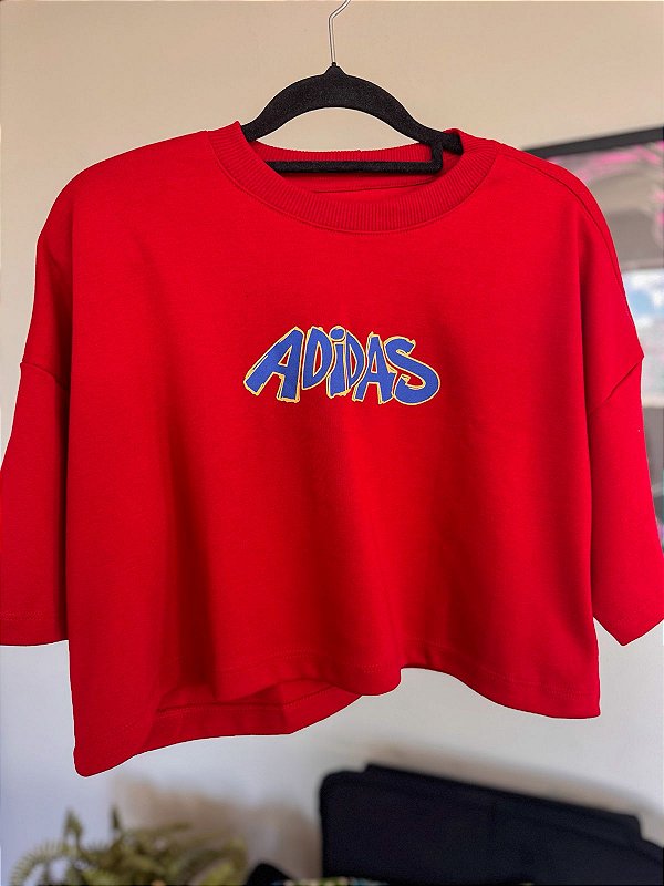 T-shirt Cropped Red