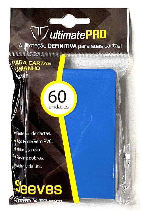 Card Sleeve Ultimate Pro c/ 60 Small - LOJA GAMEUP Card Sleeve Ultimate Pro c/ 60 Small - LOJA GAMEUP