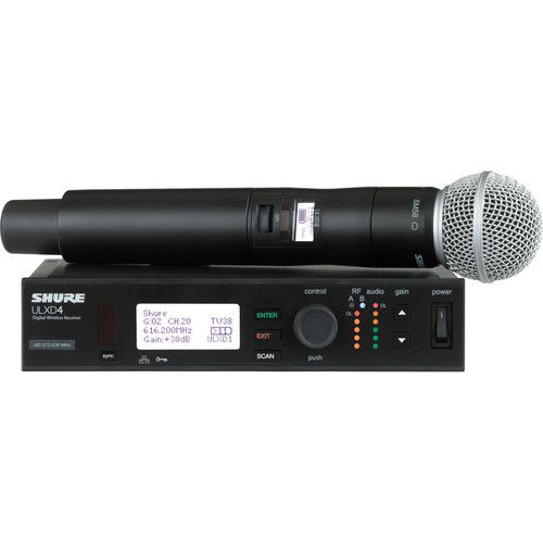 Shure ULX-D Digital Wireless Handheld Microphone Kit with SM58