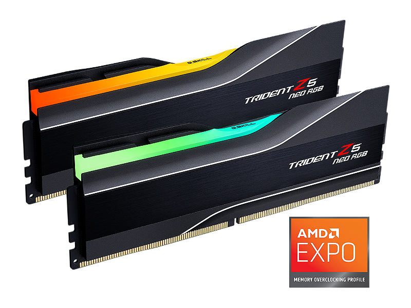 【新品】TRIDENT Z5 NEO RGB DDR5-6000 32GB Memória RAM G.Skill Trident Z5 Neo RGB DDR5 32GB 2x16GB