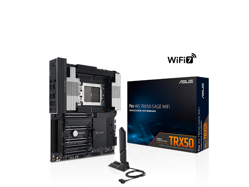 ASUS Pro WS TRX50-SAGE WIFI AMD 2025年製 placa-m-e-asus-pro-ws-trx50-