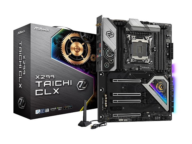 Placa Mãe AsRock X299 Taichi CLX - Peças para Computadores e
