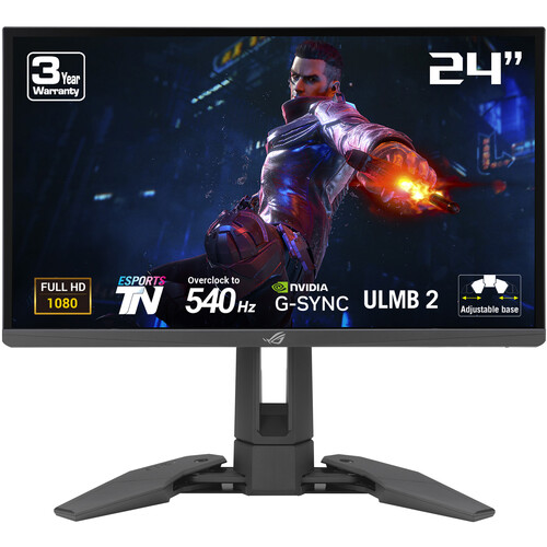 ROG 540hzモニター Monitor Asus ROG Swift Pro PG248QP 24.1 FHD HDR G-Sync 540Hz