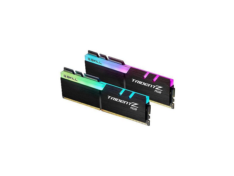 Cl14 3200 Cl16 3600 Cl18 Memória RAM Trident Z RGB DDR4 32GB