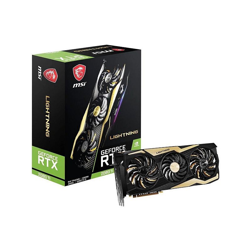 Placa De Vídeo MSI RTX 2080 Ti Lightning Z 11GB - Peças para Placa De Vídeo MSI RTX 2080 Ti Lightning Z 11GB - Peças para