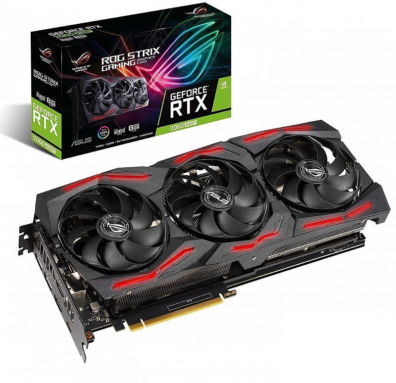 Placa De Vídeo Asus RTX 2060 Super ROG Strix - Peças para