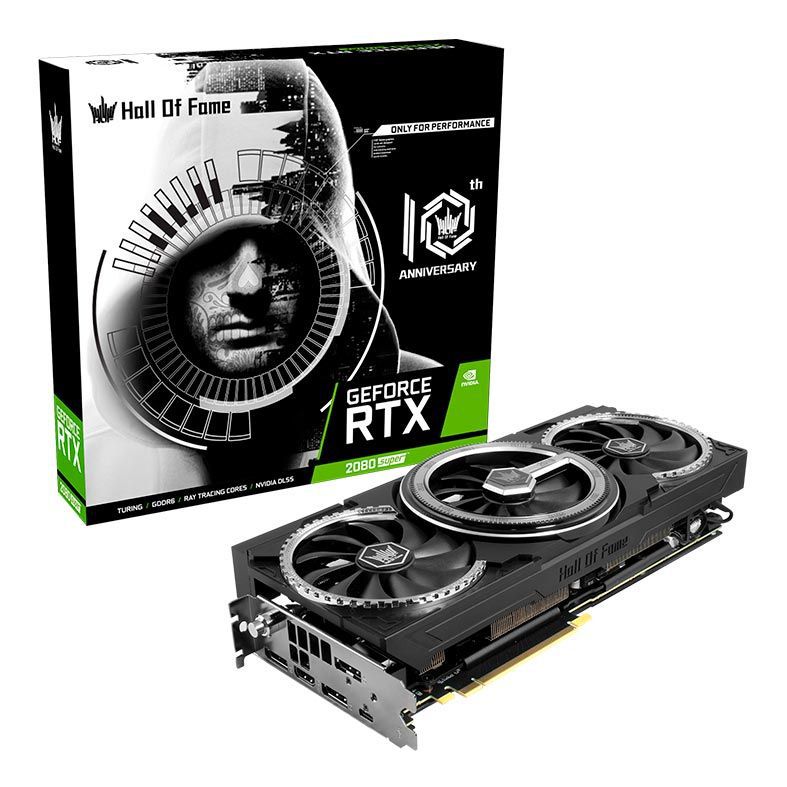 グラフィックボード・グラボ・ビデオカード GALAXY RTX2080Ti HOF Hall of Fame 10th GALAX GeForce RTX 2080 Ti HOF 10th Anniversary Edition Pictured