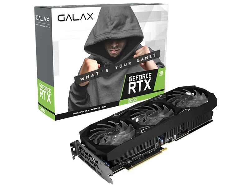 Placa de Vídeo Galax GeForce RTX 3090 24GB - SG - Peças para