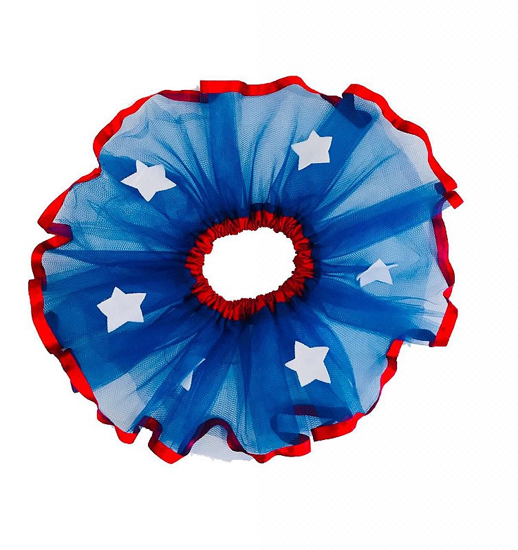 mulher maravilha com saia de tule