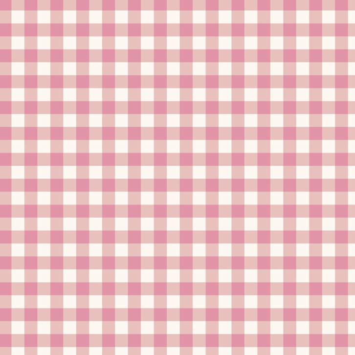 Tricoline Fabricart Xadrez Rosa 100% Algodão 1,50m Largura - Rosa