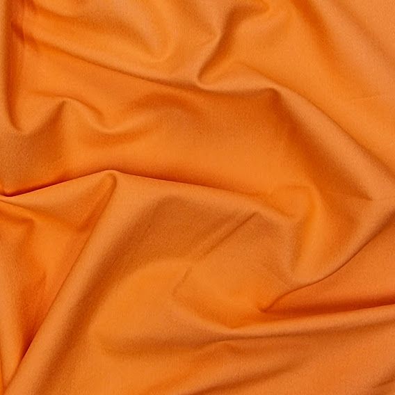 Tecido Brim Sarja Leve Laranja 100% Algodão 50cm x 1,60mt Loja