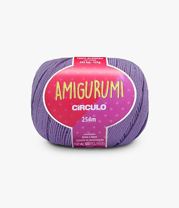 Fio Amigurumi 125gr - Círculo - Cor 6399 Azaleia - 254mt - Loja de