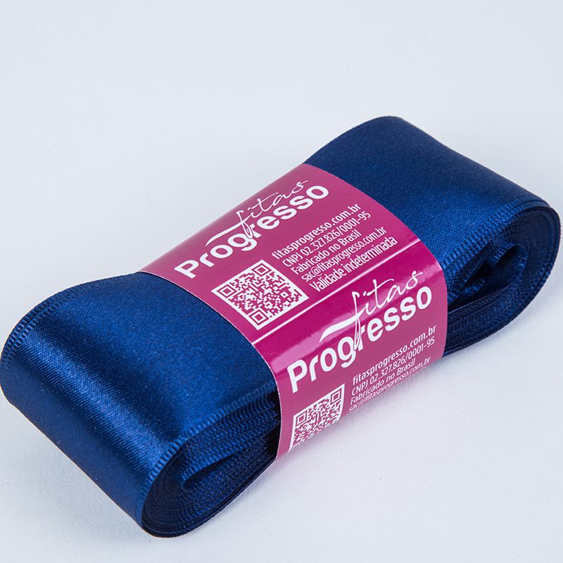 Fita De Cetim Progresso Azul Marinho CF009, 38mm - Peça 10mt - Loja de ...