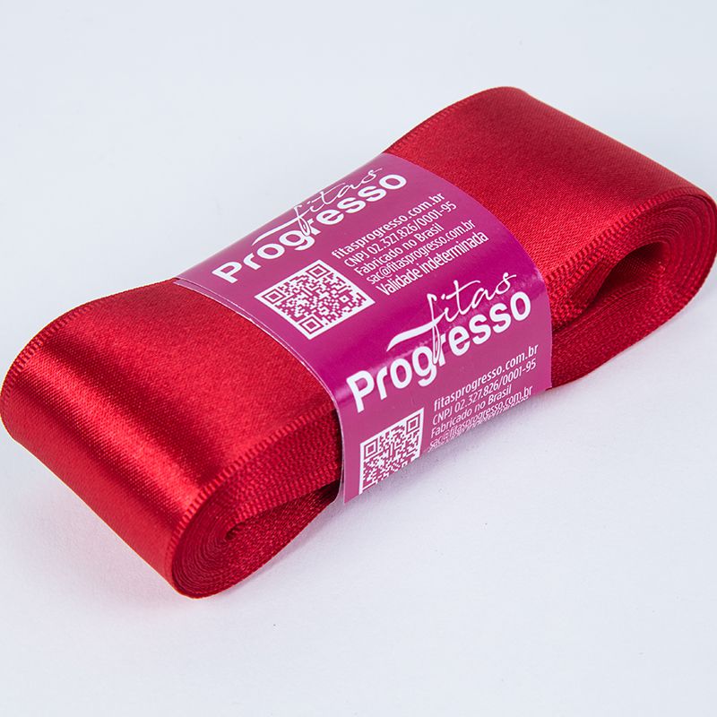 Fita De Cetim Progresso Vermelho CF009, 38mm - Peça 10mt - Loja de ...