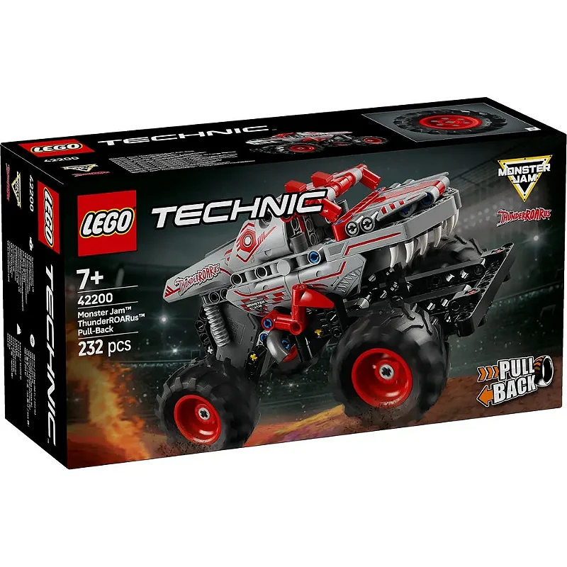 森鷗外 LEGO Technic Monster Jam Digatron PullBack 218 Peças7+42199 - Ri Happy