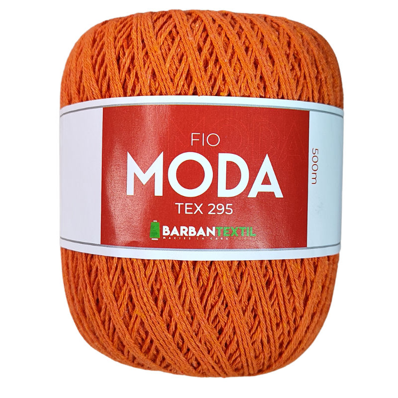 Fio Moda Tex 295 Barbantextil 500 metros Cor Laranja - RDC Comercial