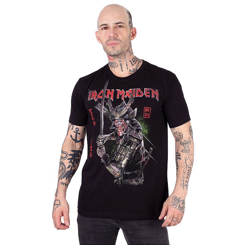 Camiseta Iron Álbum Senjutsu Preta - Art Rock Camisetas - Desde 1992