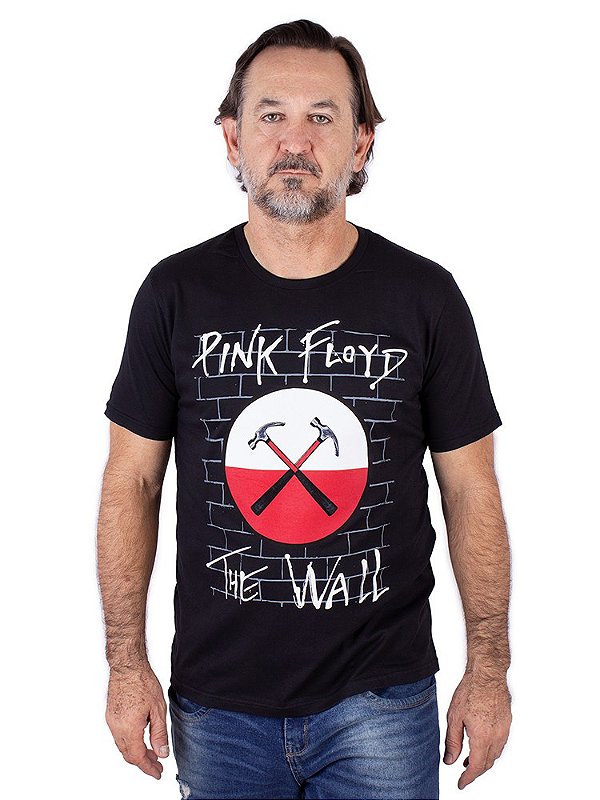 Camiseta Pink Floyd The Wall Preta Oficial - Art Rock Camisetas