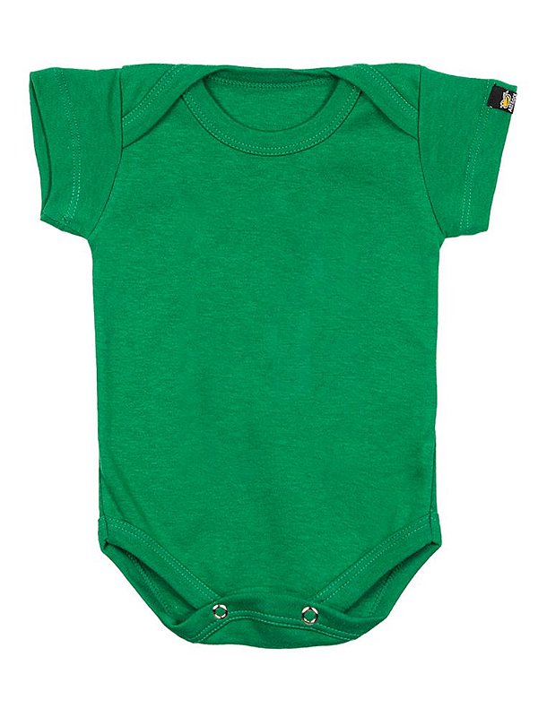 Body Bebe Basico Verde Viva a Vida com Arte Viva com Art Rock