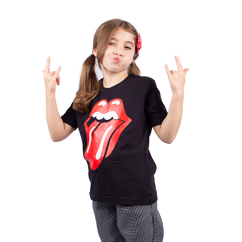 Camiseta Juvenil The Rolling Stones Tongue Classic - Art Rock