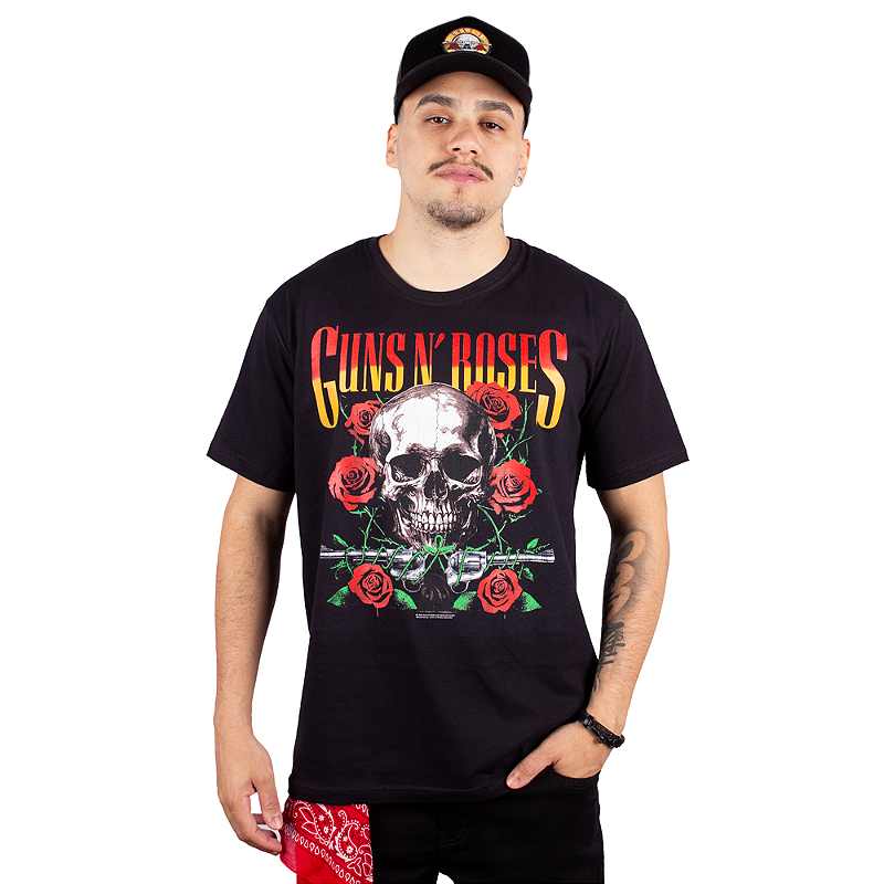 Camiseta Guns N' Roses Tour 87 88 Oficial - Art Rock Camisetas