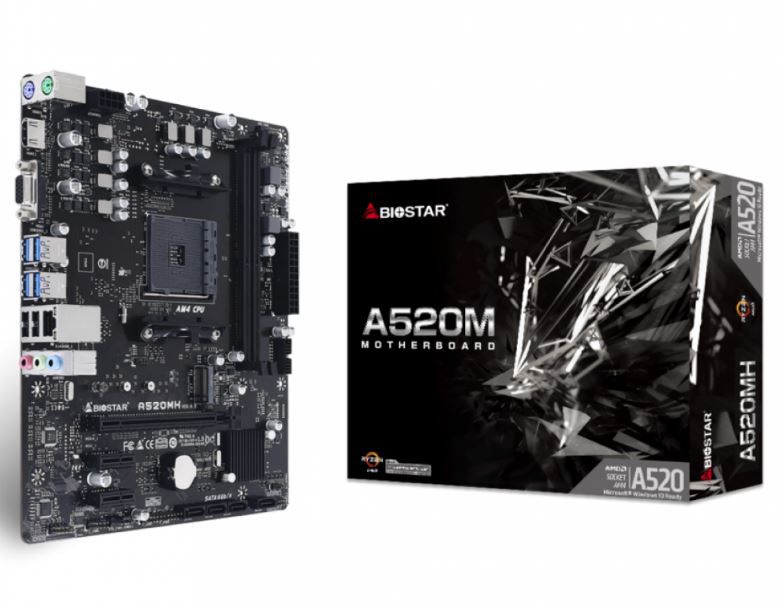 Placa Mãe Biostar A520MH, Chipset B520, AMD AM4, mATX, DDR4 - Loja Zeus ...