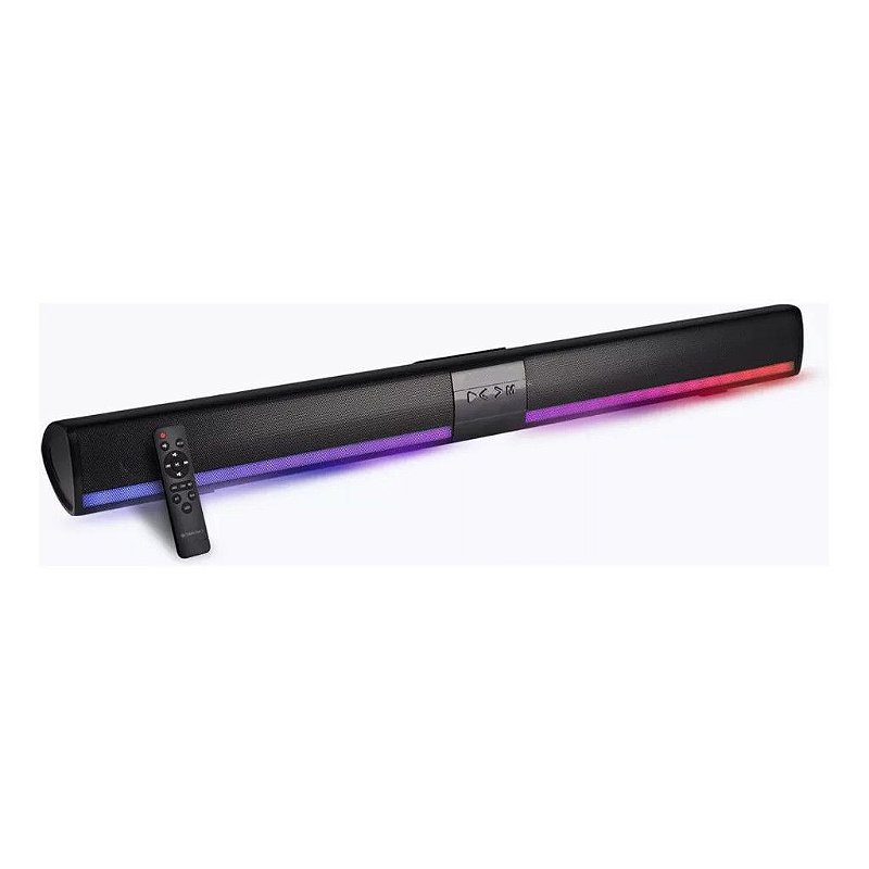 Caixa de Som bluetooth Knup Hórus RO831 Soundbar Multimidia, LED