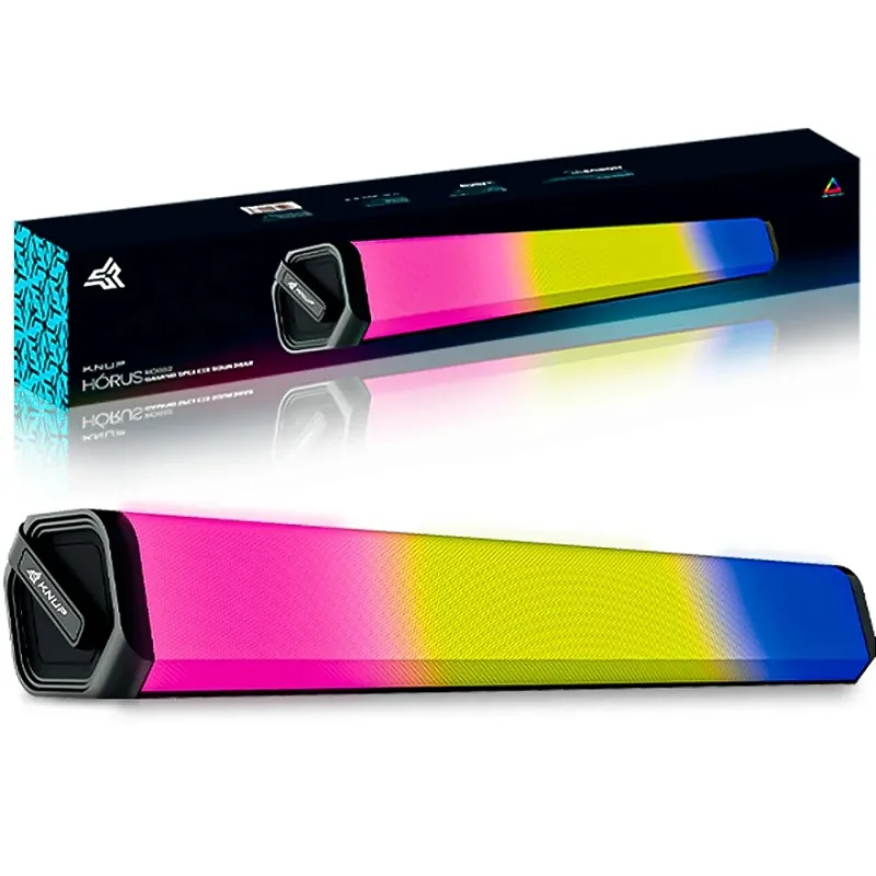 Caixa de Som Knup Hórus RO832 Soundbar Gamer, LED, 6W RMS Caixa de Som Knup Hórus RO832 Soundbar Gamer, LED, 6W RMS