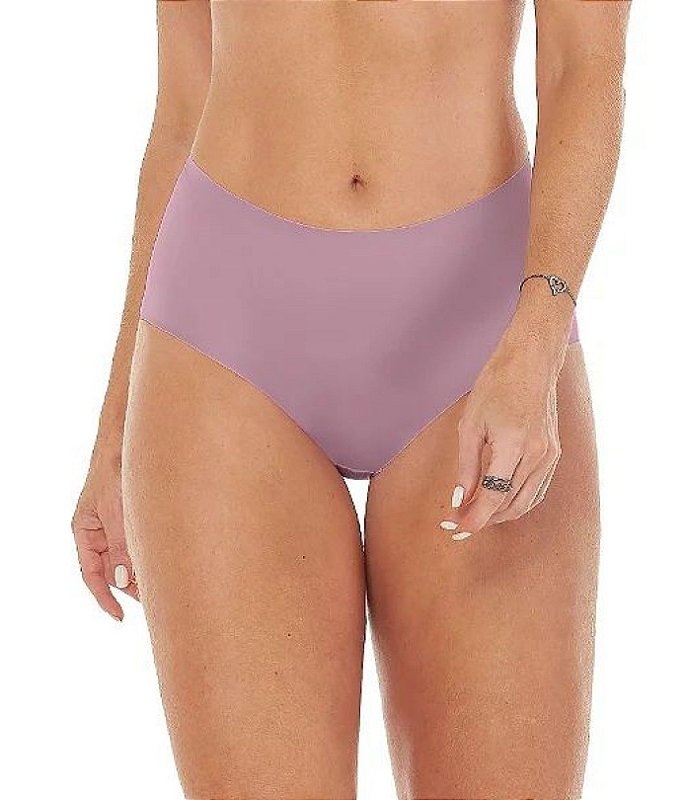 Calcinha Caleçon Cós Alto Laser Termofusionada Lilás Zee Rucci