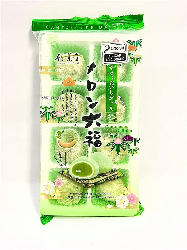 Mochi Melão Cantaloupe - Bamboo House 216g - Made In Korea Minas