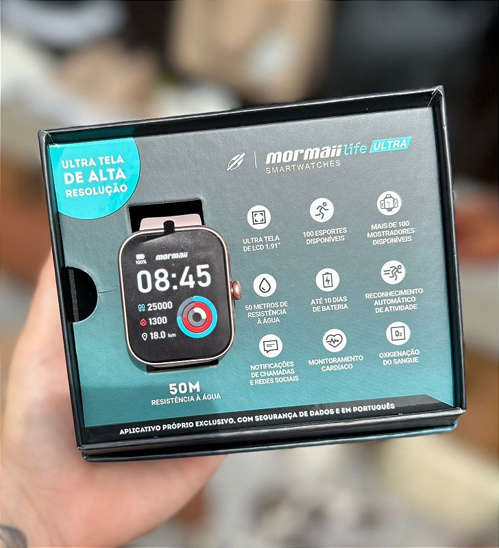 Relógio Smartwatch Mormaii Life Ultra