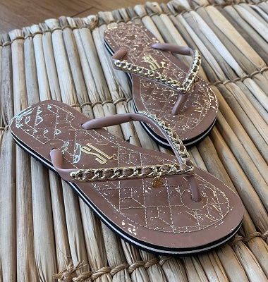 RASTEIRA FLIP FLOP VERNIZ SANTA LOLLA