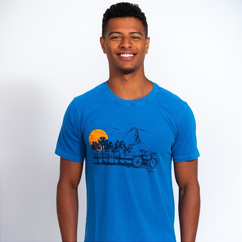 Camiseta Algodão Turquesa - Botafogo