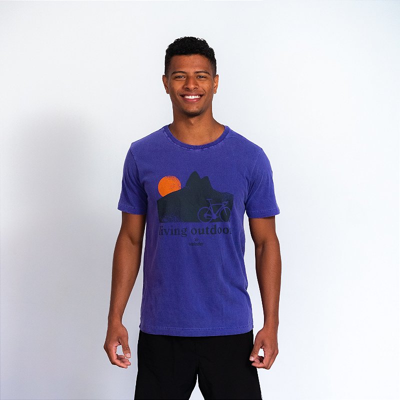 Camiseta Algodão Lilás - Leblon