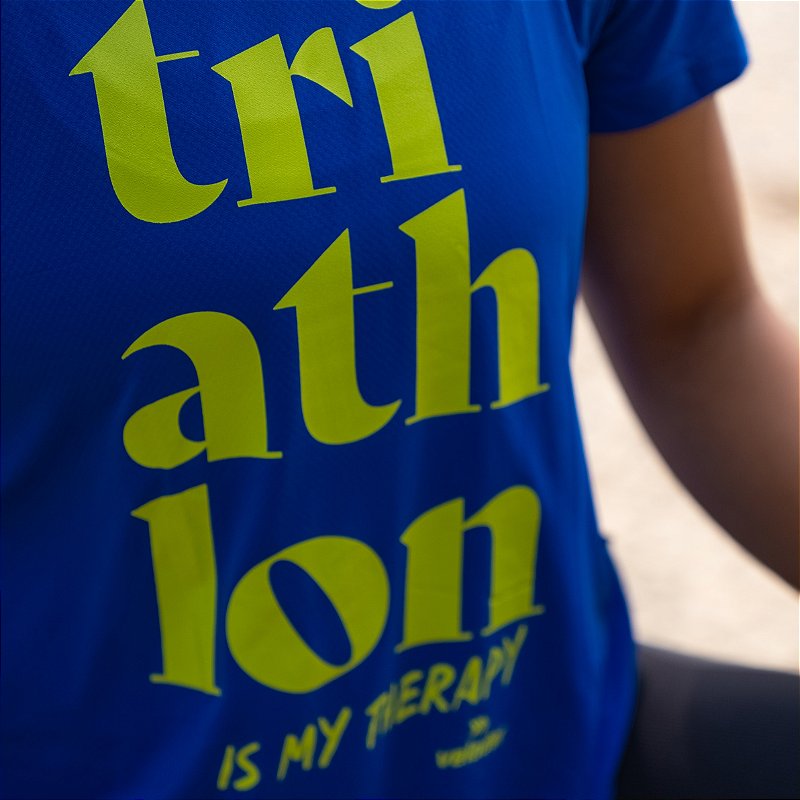 Baby Look Dry Fit Azul Royal - Tri Is My Therapy