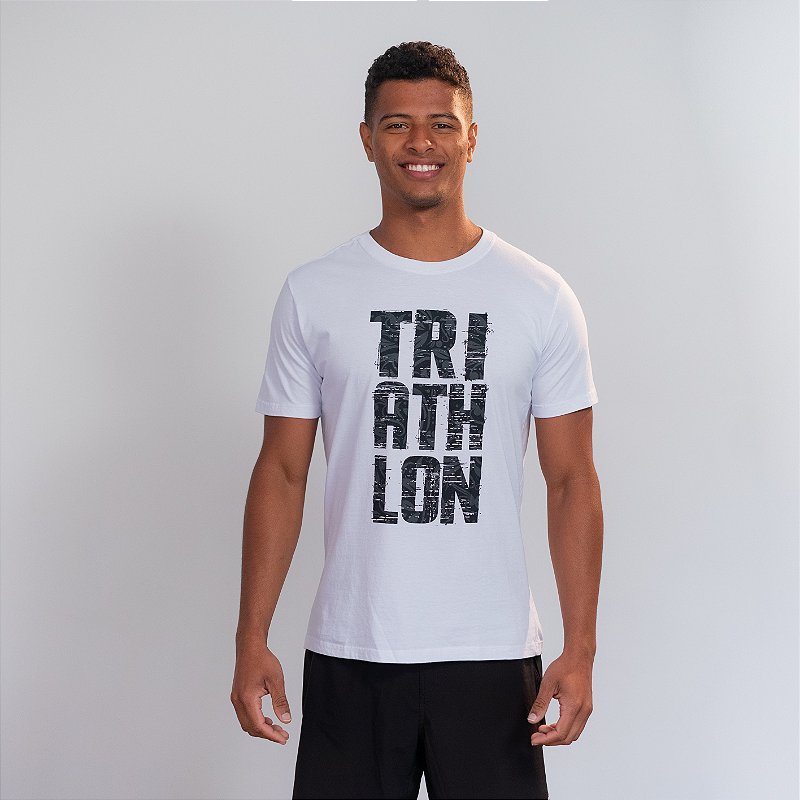 Camiseta Algodão Branco - Triathlon
