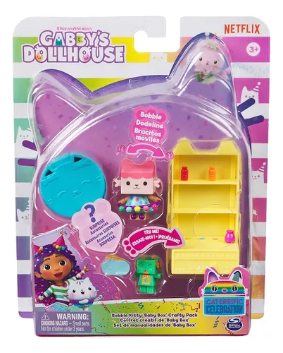 Gabbys Dollhouse Conjunto de Moveis Casa Magica da Gabby - Blanc Toys ...