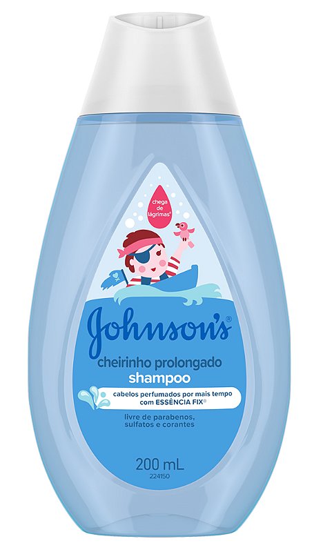 Johnson's Baby Shampoo Infantil Cheirinho Prolongado 200 ml Nosso