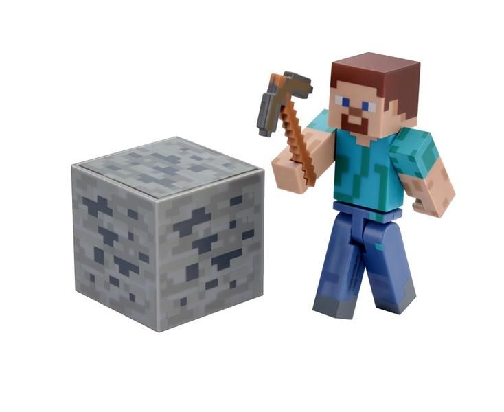 Minecraft Boneco Steve Com Acessórios - GAME7 - SUA LOJA 