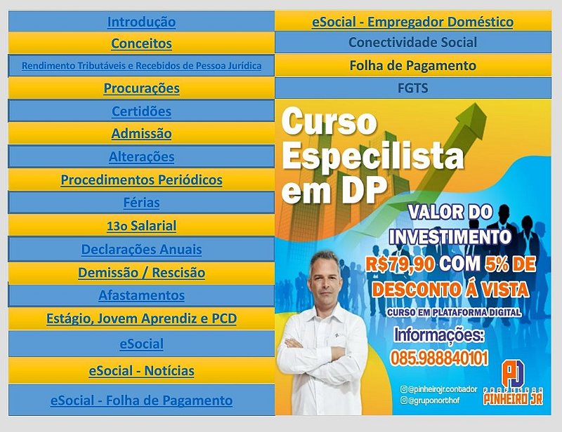 DEPARTAMENTO PESSOAL